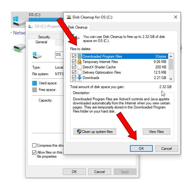 Run a disk cleanup to remove temporary files, unnecessary system files, and free up disk space.
Adjust virtual memory settings to allocate sufficient space on your hard drive for virtual memory, which can help improve system performance.